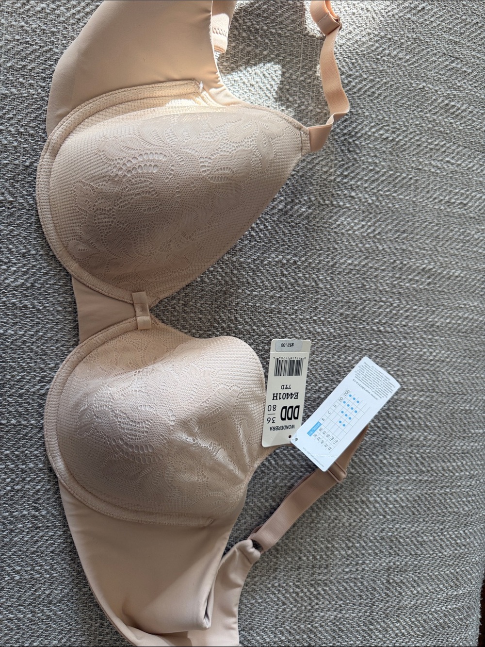Wonderbra Nude Lace T-Shirt Bra